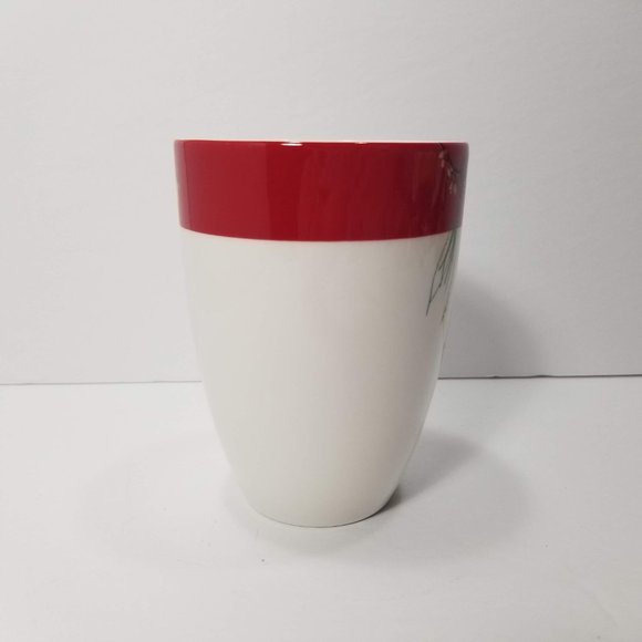 Lenox Coffee Mug Winter Song Pinecone Forest Xmas - Picture 2 of 5